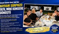 Alanyalı Sanatçı Deniz Seki’den Bayram Sürprizi: Tatil Mini Konsere Dönüştü