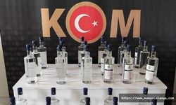 ALANYA'DA SAHTE ALKOL ELE GEÇİRİLDİ