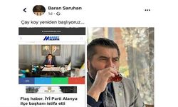 İYİ PARTİLİ AV. SARUHAN, BAHÇE'NİN İSTİFASININ ARDINDAN SOSYAL MEDYADAN YAZDI: GÖREVDEN ALINACAĞINI!