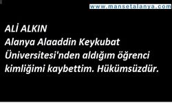 ZAYİ İLANI