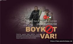 ALKÜ’DE İSRAİL ÜRÜNLERİNE BOYKOT 