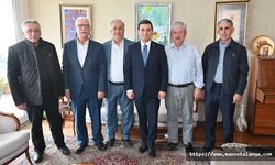 AK PARTİ ANTALYA ADAYI TÜTÜNCÜ, GEÇMİŞ DÖNEM ANTALYA BELEDİYE BAŞKANLARIYLA BULUŞTU