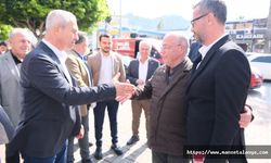 CHP ALANYA BELEDİYE BAŞKAN ADAYI ÖZÇELİK, HASAN SİPAHİOĞLU'NUN ÖNERİLERİNİ DİNLEDİ