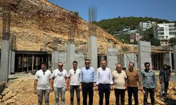 Alanya'da Deniz Manzaralı Hükümet Konağı inşaatı sürüyor