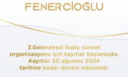 Fenercioğlu'ndan 3. Geleneksel Toplu Sünnet Organizasyonu: Kayıtlar Başladı