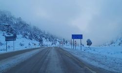 Alacabel Geçidi’ne Mevsimin İlk Karı Düştü