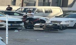 Güllerpınarı’nda Kaza: Motosikletli Sürücü Hastaneye Kaldırıldı