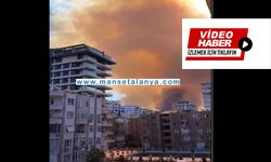 #sondakika: Dumanlar Alanya Şehrine İndi