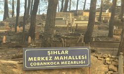 Alanya’da Yangının En Hüzünlü İzleri Mezarlıkta Kaldı