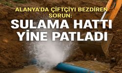 Kepçe Dokundu, Su Kaçtı: Alanya Üreticisi Yine Susuz Kaldı!