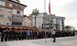 Alanya Belediyesi, Yeni Hizmet Binasında İlk 10 Kasım Törenini Düzenledi