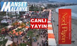 ALANYA BASIN TARİHİNDE YİNE BİR İLK! NOEL PAZARINDA MANŞET ALANYA CANLI YAYINDA