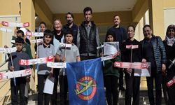 Öğrenciler model uçak ile tanıştı