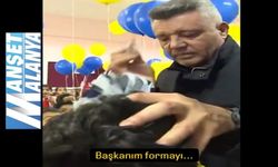 Saran, çocuğun yüzünü imzaladı