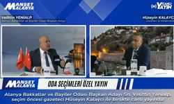 Alanya Bakkallar ve Bayiler Odası Başkan adayı Velittin Yenialp, Manşet Alanya canlı yayın konuğu