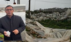 Dolu, Alanya’da Seraları Parçaladı: 8 Üretici Zarar Gördü