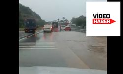 Alanya’nın Batı Girişinde Yağmur Kazaları Beraberinde Getirdi