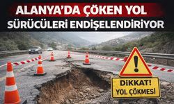 Alanya’da Çöken Yol Alarm Veriyor! 13 Şubat’tan Bu Yana Çözüm Yok