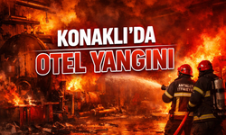 Alanya da Otelin Kazan Dairesinde Yangın