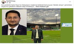 “Tribün Fotoğrafı Tartışması Büyüyor: Ersoy’dan Aykut Kaya’ya Sert Sözler”