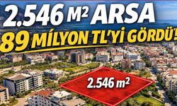 Alanya'da rekor satış. 2.546 M² arsa 89 milyon TL'yi gördü