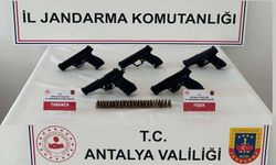 Gazipaşa’da Şok Uygulama: 5 Ruhsatsız Tabanca Ele Geçirildi