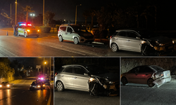 İncekum’da Geceyi Sarsan Kaza! 3 Araç Birbirine Girdi