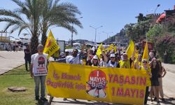 ALANYA’DA 1 MAYIS YÜRÜYÜŞÜ: MEYDANLARDAN YÜKSELEN TEK SES “BİRLİK!”