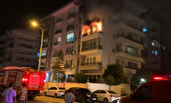 Alanya’da Site Dairesinde Korkutan Yangın