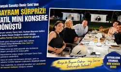 Alanyalı Sanatçı Deniz Seki’den Bayram Sürprizi: Tatil Mini Konsere Dönüştü