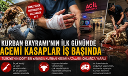 Bayramın İlk Gününde “Acemi Kasap” Mesaisi: Hastaneler Doldu