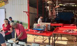 Alanya’da Bayram Sabahı: Danalar Kesilmeye Başlandı