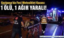 Gazipaşa’da Gece Yarısı Acı Kaza: Bir Can Gitti, Bir Kişi Yoğun Bakıma Sevk Edildi