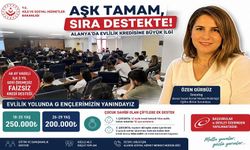 Bakanlıktan Gençlere Büyük Destek: Aşk Tamam, Sıra Destekte! Alanya’da Evlilik Kredisine Büyük İlgi