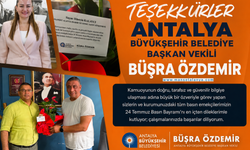 Antalya Büyükşehir Belediye Başkan Vekili Büşra Özdemir Manşet Alanya'yı Unutmadı