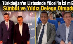 Türkdoğan-Yücel İttifakı İddiaları Gündemde! Sünbül ve Hüseyin Yıldız Liste Dışı