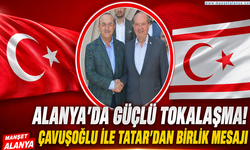 İki Liderden Alanya'da Dikkat Çeken Tokalaşma