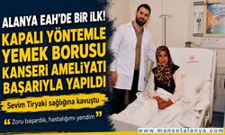 Alanya'da KANseri kapalı yoldan uğurladılar!