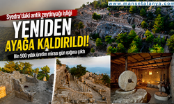 Alanya'da 1.500 Yıllık Fabrika Yeniden Mesaiye Başladı!