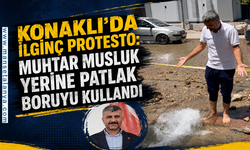Su Kesilince Muhtar Çareyi Patlayan Boruda Buldu