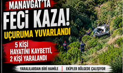 Manavgat’ta Feci Kaza: Uçuruma Yuvarlanan Otomobilde 5 Kişi Hayatını Kaybetti