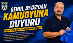 Alanya 1221 FK Başkanı Ayvaz: "Yüzde 50 hisse satıldığı iddiası gerçeği yansıtmıyor