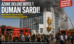 Alanya’da Azure Deluxe Hotel’de yangın paniği! Müşteriler tahliye edildi