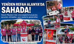 Yeniden Refah Partisi Alanya’da Sahaya İndi: Gündem Ekonomi, Gençler ve Deniz Kirliliği