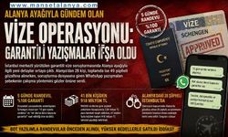 Alanya Ayağıyla Gündem Olan Vize Operasyonu: Garantili Yazışmalar İfşa Oldu