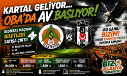 Kartal geliyor.. Alanya Oba'da av başlıyor. Biletler satışa çıktı