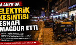 Alanya’da elektrik kesintisi esnafı mağdur etti
