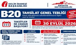 Gelir İdaresi Başkanlığı Açıklandı: Kamu Alacaklarına 72 Ay’a Varan Taksit İmkânı