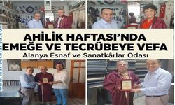 ALESO’DAN EMEĞE VE TECRÜBEYE ANLAMLI VEFA: AHİLİK RUHU ALANYA’DA YAŞATILIYOR