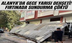 Alanya’da Gece Yarısı Yağmur ve Fırtına Alarmı